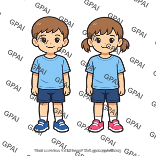 Twin children