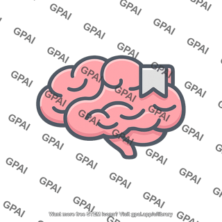 Memory brain bookmark icon