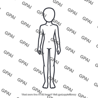 Body size drawing figure small
