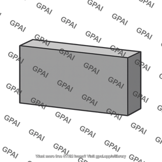 Wide rectangular object