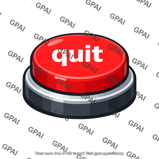 Quit button