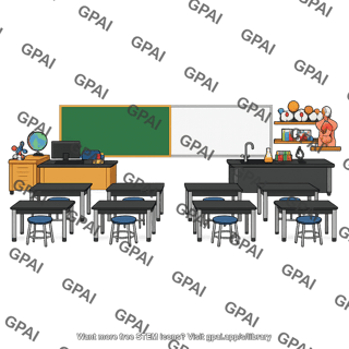 Middle school science classroom