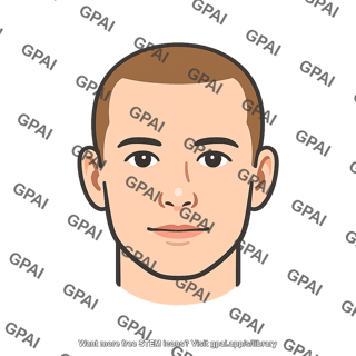 Human head front