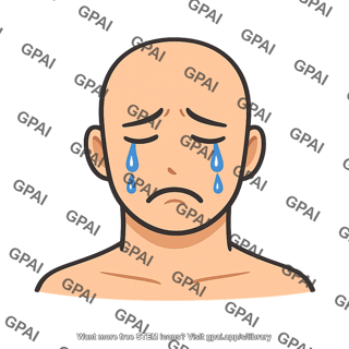 Human head weeping