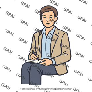 Professional taking notes