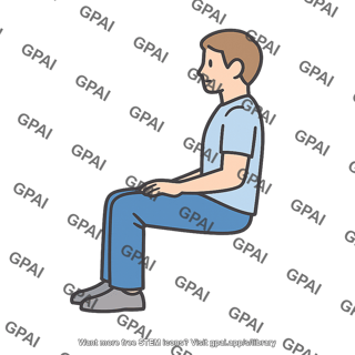 Man sitting
