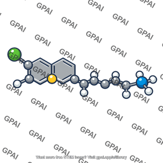 Chlorpromazine molecule