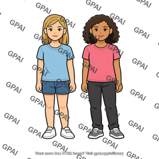 Female twin pair dizygotic