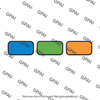 Colored rectangular blocks