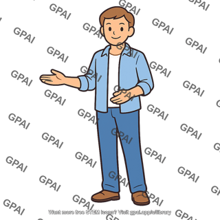 Man gesturing