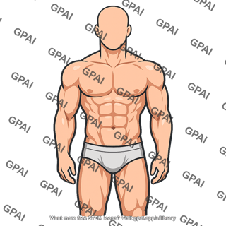 Idealized male body
