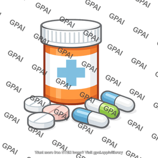 Antidepressant medication bottle and pills