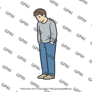 Isolated person