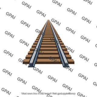Train track distant