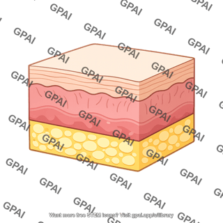 Skin cross section