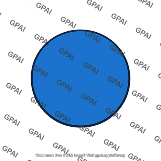 Color patch blue circle