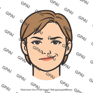 Human face contemptuous