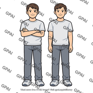 Identical twin pair