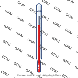 Glass clinical thermometer