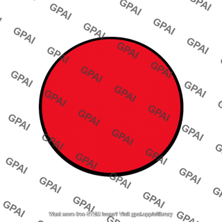 Large red object