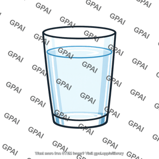 Glass of water