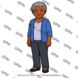 African american woman older adult