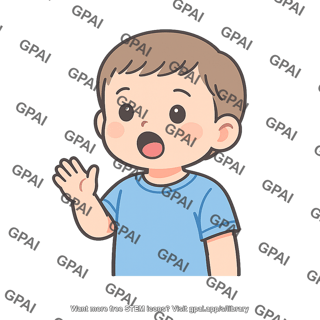 Child toddler speaking