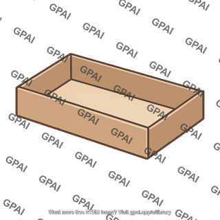 Cardboard box open