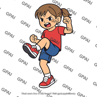 Girl aggressive