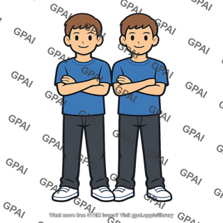 Male twin pair