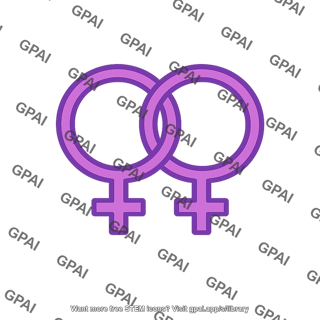 Lesbian couple symbol