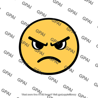 Angry face