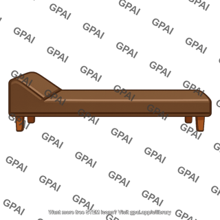 Psychotherapist couch