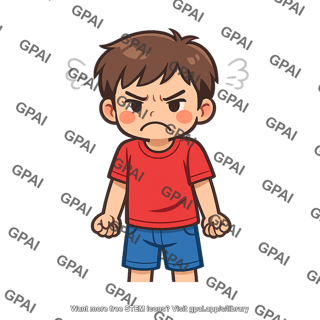 Child frustrated