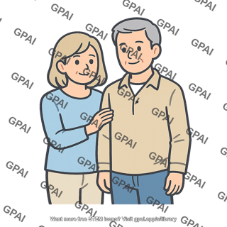 Long committed couple
