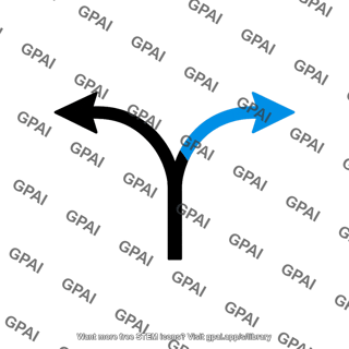Counterfactual arrow split