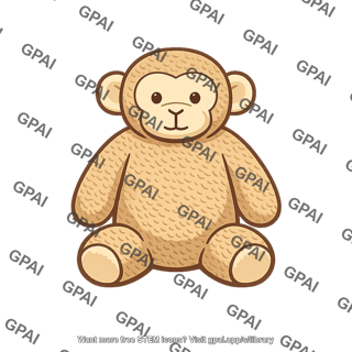Monkey plush toy