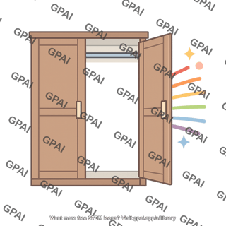Closet door open
