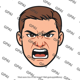 Facial expression anger