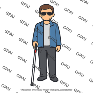 Blind man