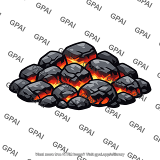 Hot coals