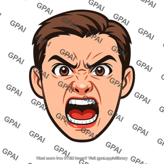 Facial expression strong emotion