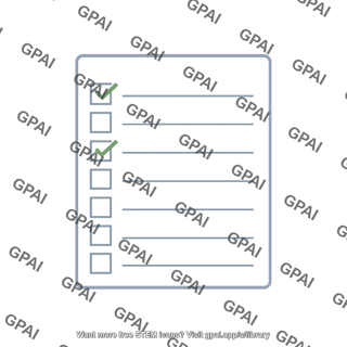 Task checklist