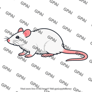 White laboratory rat