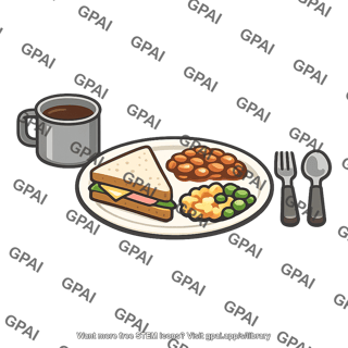 Camp meal clipart