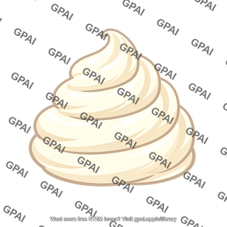 Whipped cream vanilla flavored