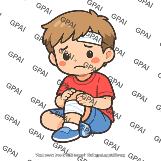 Injured child