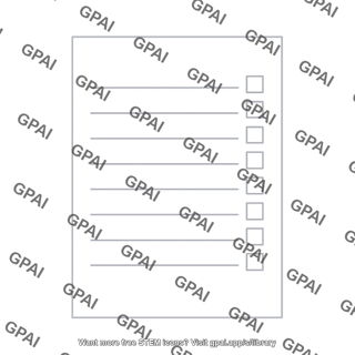 Checklist form