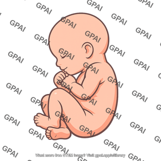 Human fetus 6 months