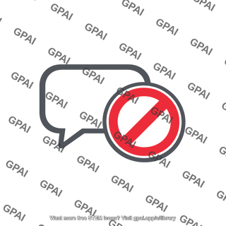 Speech negation symbol